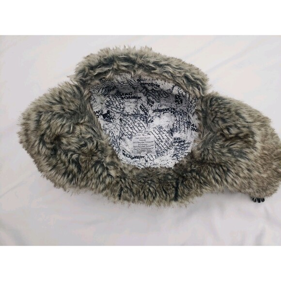 Mad Bomber Suplex Black Trapper Aviation Hat Faux Fur Size Large - Picture 6 of 9